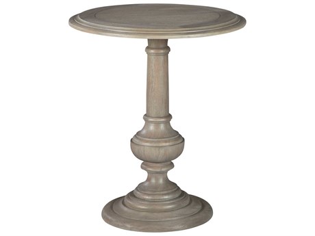 Hekman Wellington Round Driftwood End Table