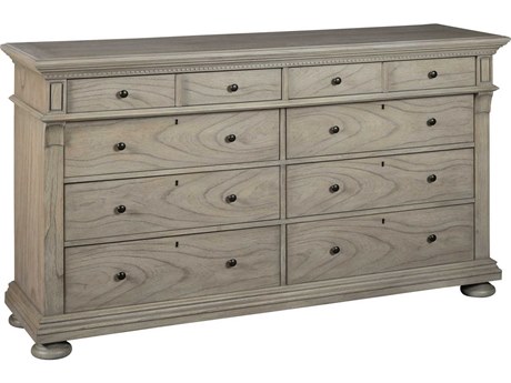 Hekman Wellington 8-Drawers Brown Double Dresser