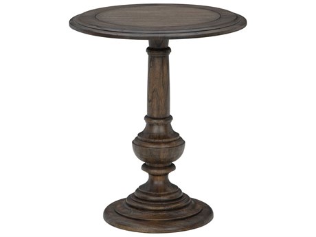 Hekman Wellington Round Wood Java End Table