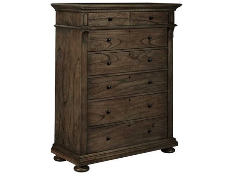 Hekman Wellington 6-Drawers Java Brown Mindi Wood Accent Chest