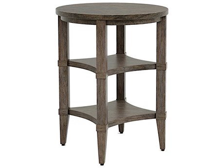 Hekman Arlington Heights Round Wood Lamp Table