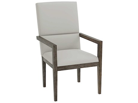 Hekman Arlington Heights Gray Upholstered Arm Dining Chair