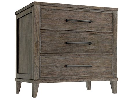 Hekman Arlington Heights 3-Drawers Gray Mindi Wood Nightstand