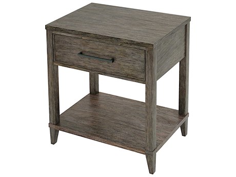 Hekman Arlington Heights 1-Drawer Gray Mindi Wood Nightstand