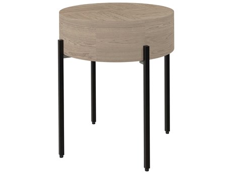 Hekman Mayfield Round Wood Lamp Table