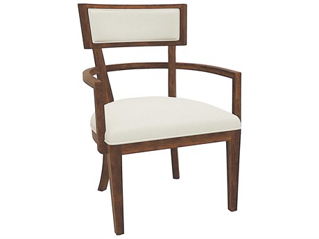Hekman Bedford Park Brown Upholstered Arm Dining Chair