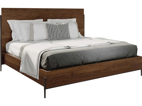 Hekman Bedford Park Tobacco Brown Mango Wood King Panel Bed