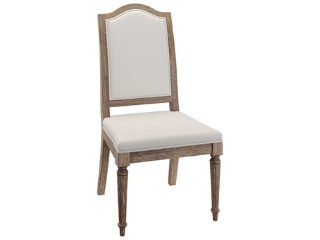 Hekman Chateaux Brown Upholstered Side Dining Chair
