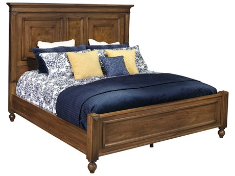 Hekman Fairfax Brown Wood King Panel Bed
