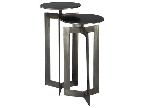 Hekman Round Metal Special Reserve End Table
