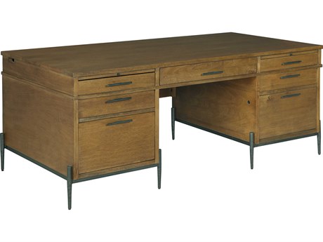Hekman Bedford Park Brown Mango Wood Executive Desk