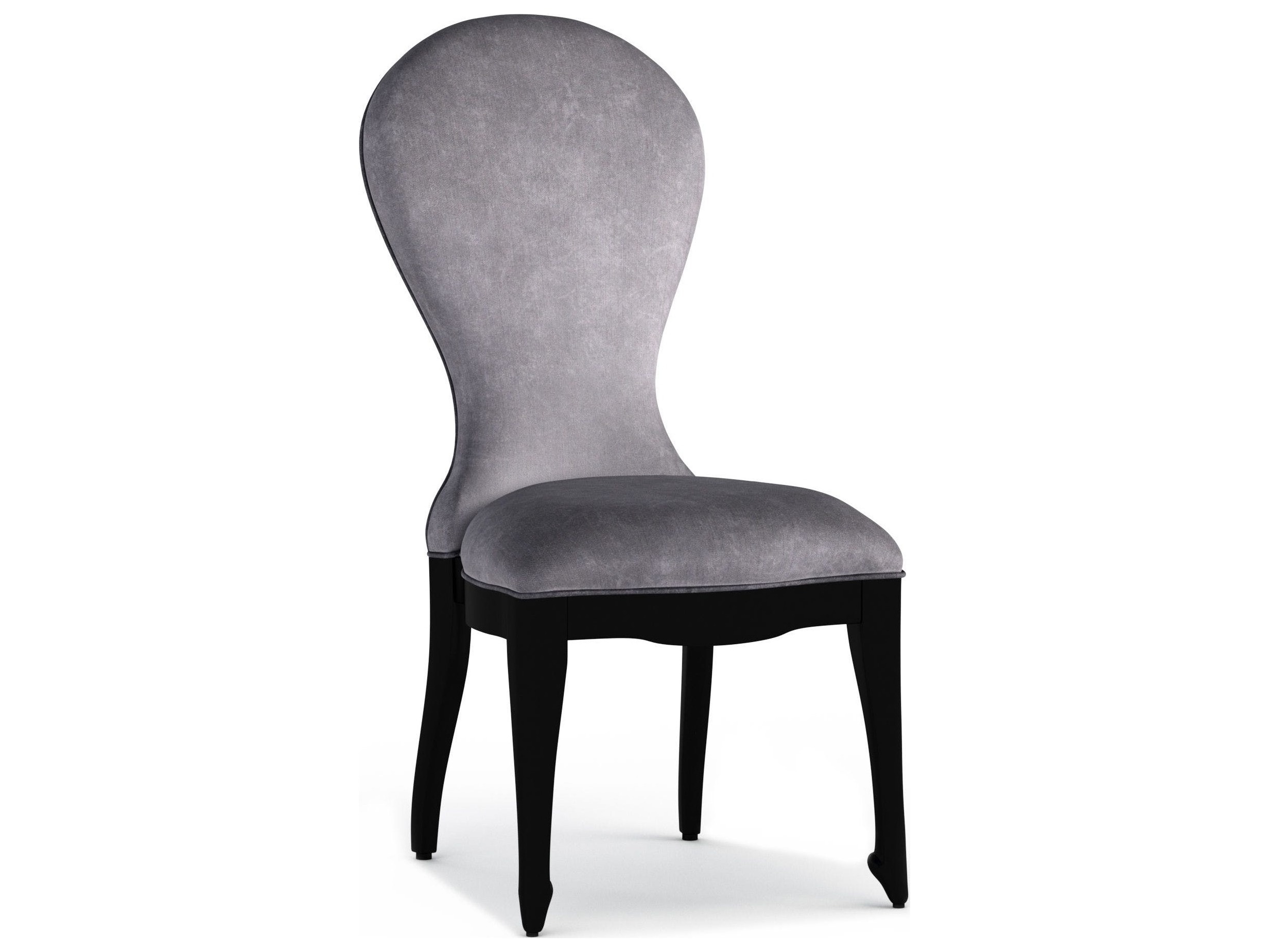 Hooker Furniture Cynthia Rowley Phantom With Black Side Dining Chair Hoo158675410ablk1