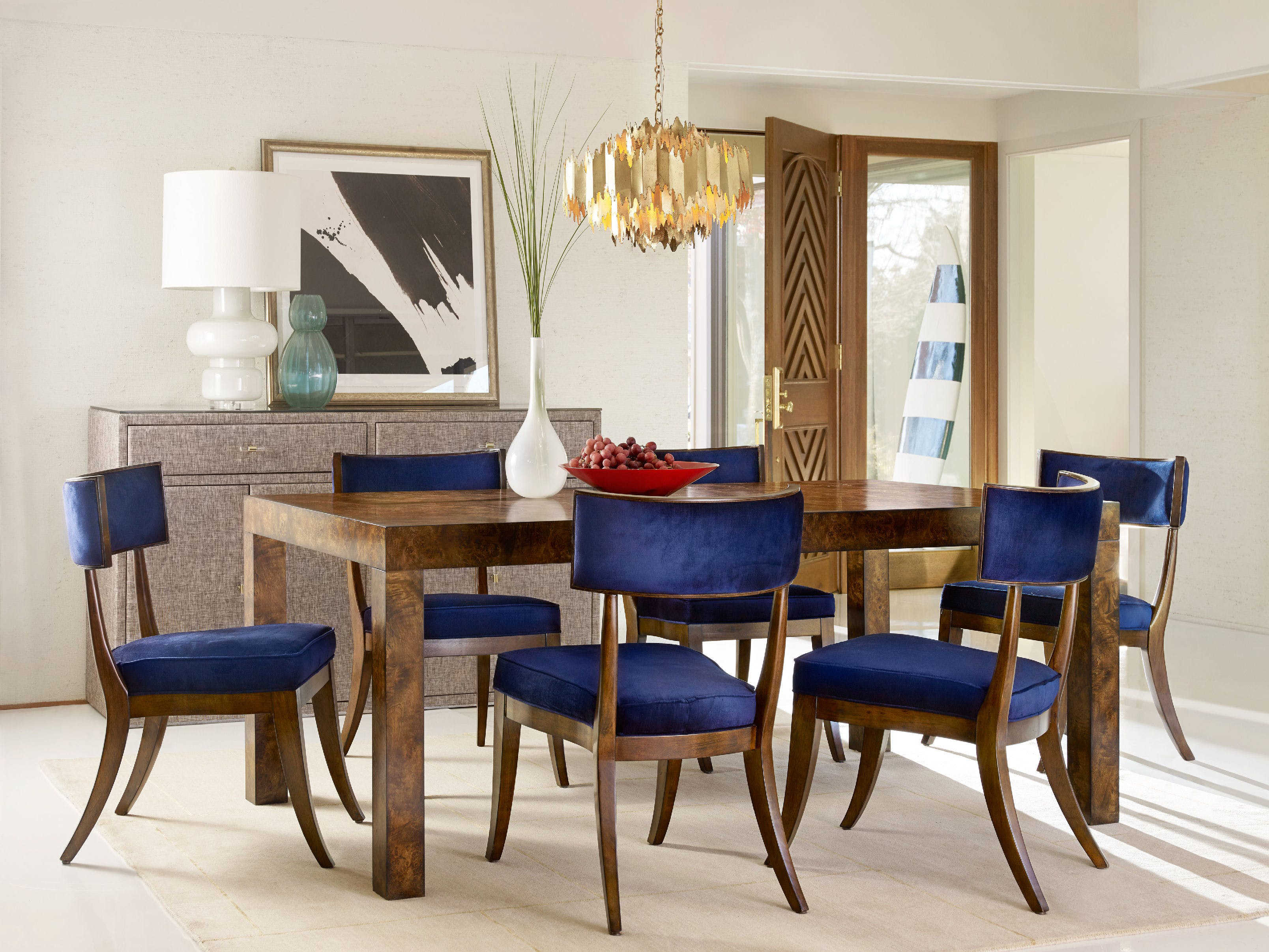 Furniture Cynthia Rowley Indigo With Mozambique Klismos Furniture Cynthia Rowley Indigo With Mozambique Klismos Dining Side Chair Sold In 2