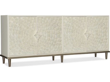 Hooker Furniture 75" Hardwood Creamy White Media Console
