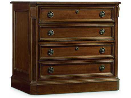 Hooker Furniture Brookhaven Distressed Clear Cherry Wood File Cabinet
