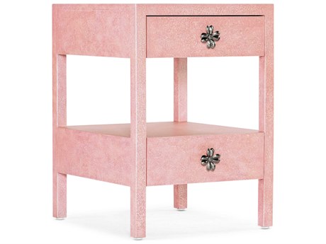 Hooker Furniture Susan G Komen Courage Rectangular Wood Pink End Table