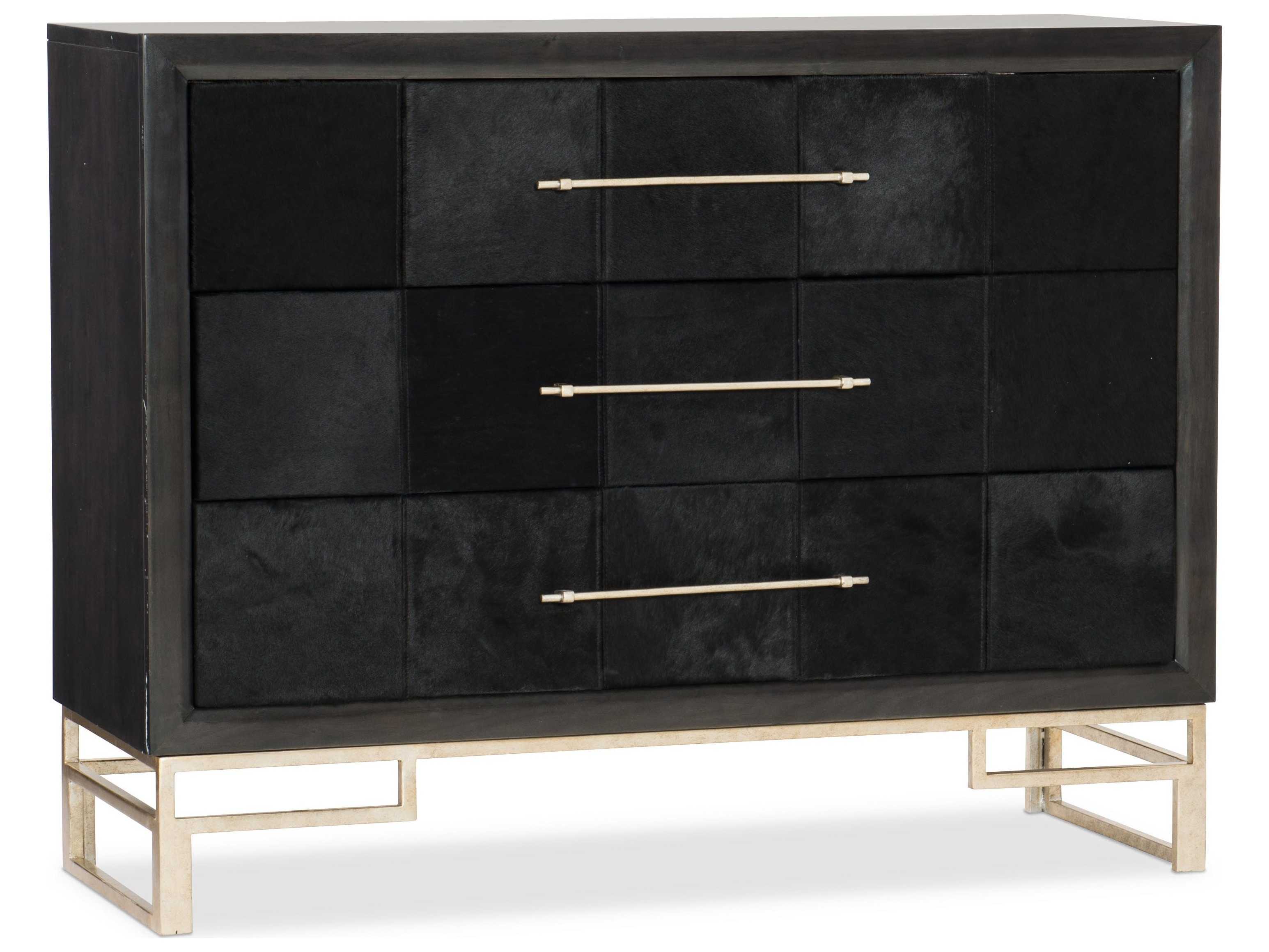 Hooker Furniture Hair on Hide Black Accent Chest | HOO50050948DKW