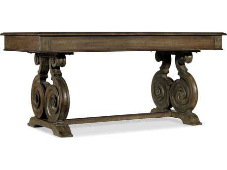 Hooker Furniture Rhapsody Walnut Ed Rustic Wood Brown Ash Writing Desk