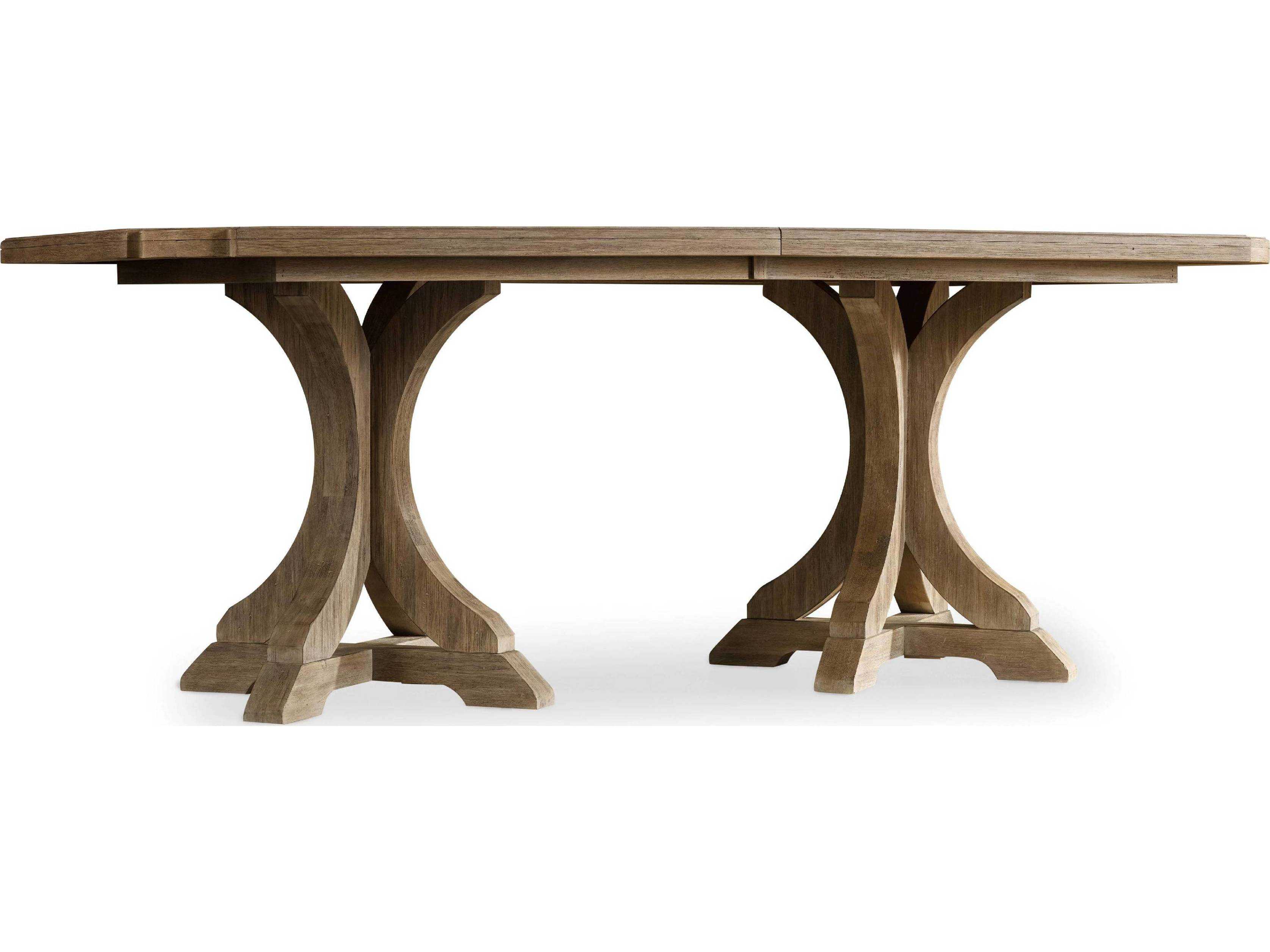 Hooker Furniture Corsica Light Wood 78''L x 44''W Rectangular Dining ...