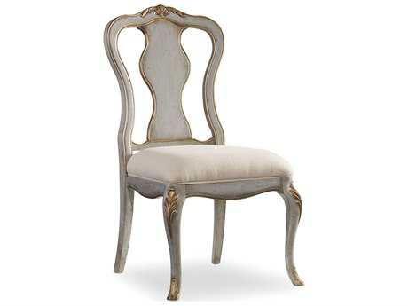Hooker Furniture Hardwood Gray Upholstered Side Dining Chair