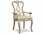 Hooker Furniture Chatelet Rubberwood Beige Fabric Upholstered Arm Dining Chair  HOO530075400
