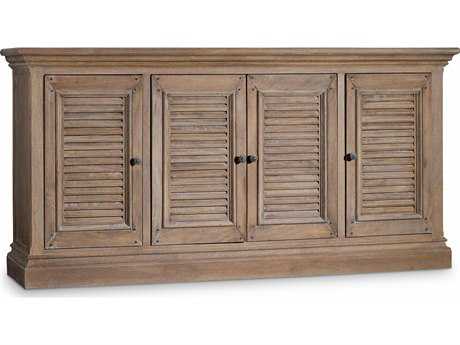 Luxecor 72" Hardwood Light Natural Media Console