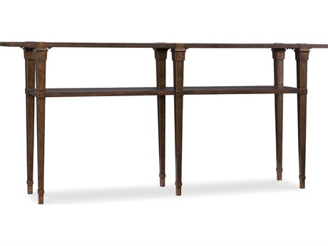 Hooker Furniture Skinny Rectangular Dark Wood Console Table