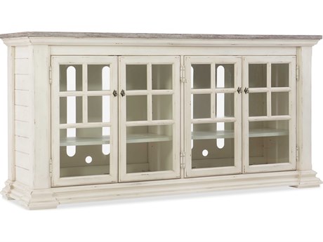 Hooker Furniture Lagunitas 68" Oak Wood White With Grey Top Media Console
