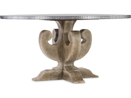 Hooker Furniture Boheme Round Light Wood Dining Table