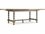 Hooker Furniture Ciao Bella 84-120" Rectangular Wood Flaky White Black Dining Table  HOO58057520080