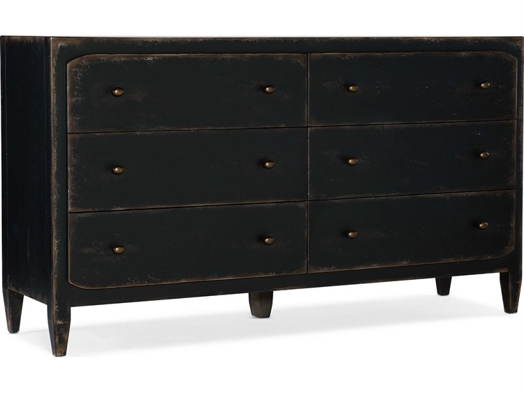 Photos - Dresser / Chests of Drawers CIAO Hooker Furniture  Bella 6-Drawers Cedar Wood Double Dresser 5805-90002-99 