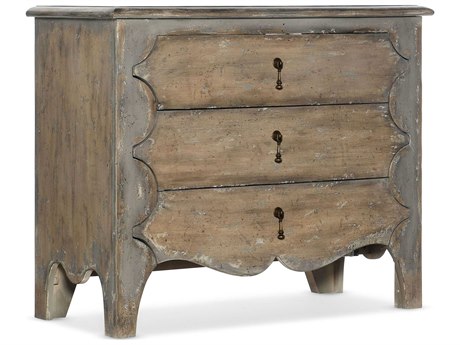 Hooker Furniture Ciao Bella 3-Drawers Brown Hardwood Chest Nightstand