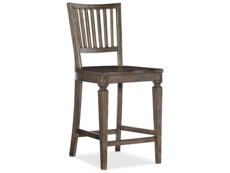 Photos - Chair Hooker Furniture Woodlands Poplar Wood Counter Stool 5820-75350-84