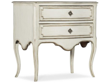 Hooker Furniture Sanctuary Coco En Blanc 2-Drawers White Hardwood Nightstand
