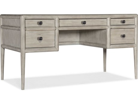 Hooker Furniture Work Your Way Burnham Grey Mink Alder Wood Writing Desk