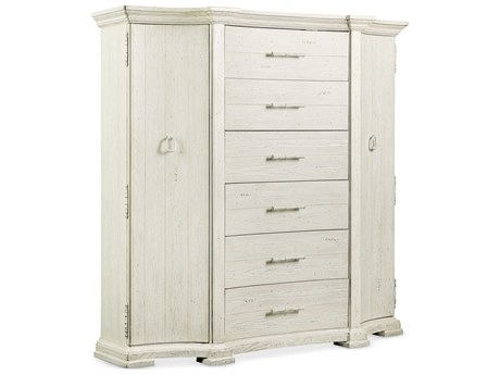 Hooker Furniture Traditions 6-Drawers Soft White Cedar Wood Accent Chest