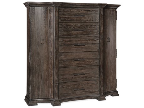 Hooker Furniture Traditions 6-Drawers Dark Wood Brown Cedar Accent Chest