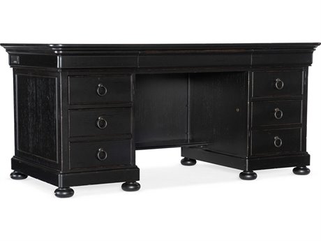 Hooker Furniture Work Your Way Bristowe Black Executive Desk