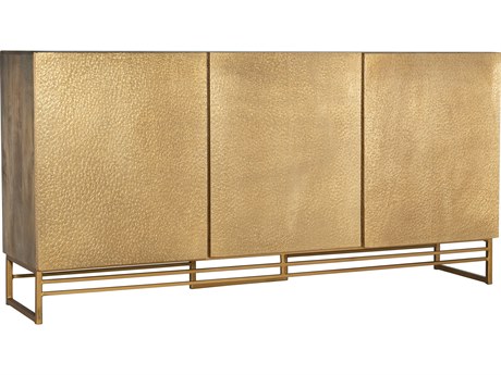 Luxecor 69" Mango Wood Gold Media Console