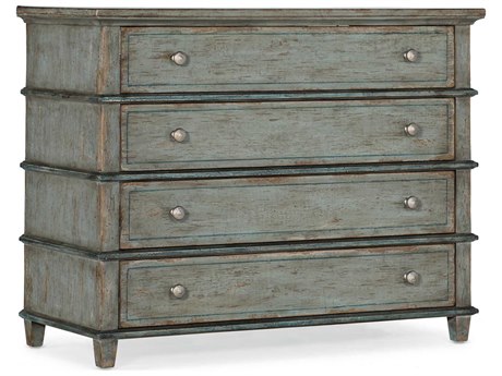 Hooker Furniture Alfresco 4-Drawers Normandy Gray Oak Wood Accent Chest