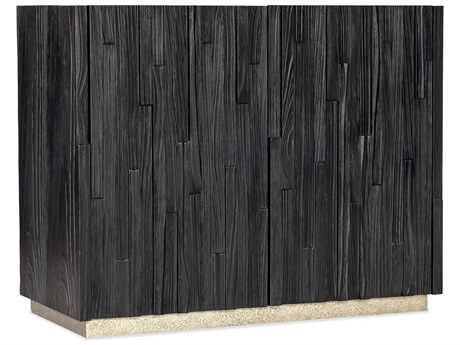 Hooker Furniture Chapman Black Pewter Pine Wood Accent Chest