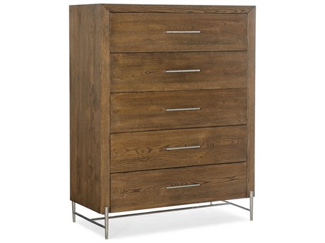 Hooker Furniture Chapman 5-Drawers Sorrel Brown Oak Wood Accent Chest