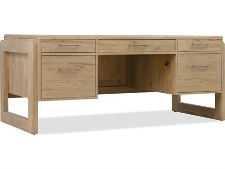 Hooker Furniture Kalamazoo Brown Oak Wood Secretary Desk