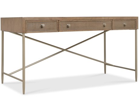 Hooker Furniture Sonnet Brown Oak Wood Writing Desk