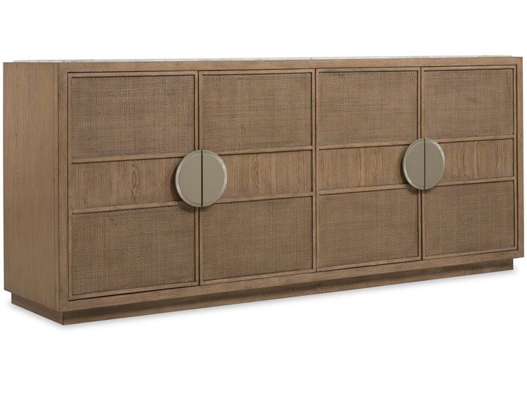 Photos - Storage Сabinet Sonnet Technologies Hooker Furniture Sonnet 78" Oak Wood Sideboard 6072-75900-85 