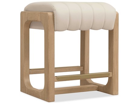 Hooker Furniture Banyon Bay Desert Oak Leather Wood Counter Stool