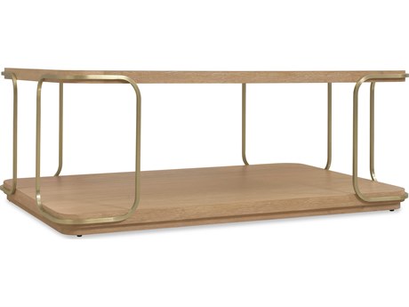 Hooker Furniture Banyon Bay Rectangular Wood Desert Oak Coffee Table