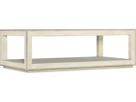 Hooker Furniture Cascade Rectangular Wood Terrain Pebble Beach Cocktail Table