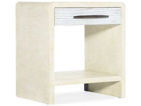 Luxecor Heritage 1-Drawer White Nightstand