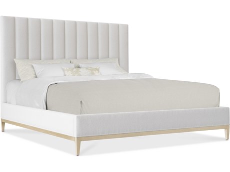 Hooker Furniture Cascade Terrain:soft White Upholstered King Platform Bed